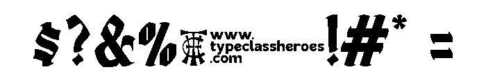 Silhouetta DEMO Regular Font OTHER CHARS