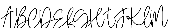 Silhouette1 Font UPPERCASE