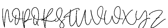 Silhouette1 Font UPPERCASE