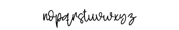 Silhouette1 Font LOWERCASE