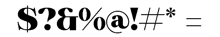Silktop Quest Font OTHER CHARS