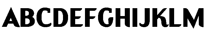 SilkyQueen-Regular Font UPPERCASE