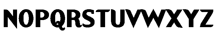 SilkyQueen-Regular Font UPPERCASE