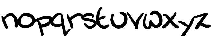 SilkyWritten Font LOWERCASE