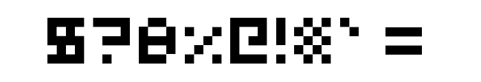 Silly Pixel Regular Font OTHER CHARS