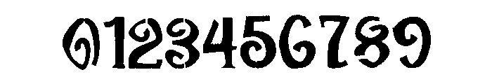Silly Stencil Regular Font OTHER CHARS