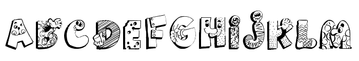 SillySet Font LOWERCASE