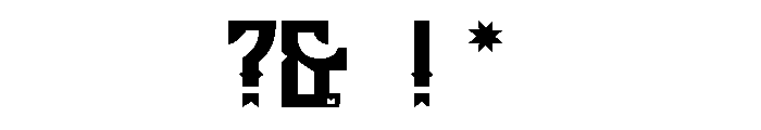 Siluang Regular Font OTHER CHARS