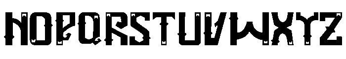 Siluang Regular Font UPPERCASE
