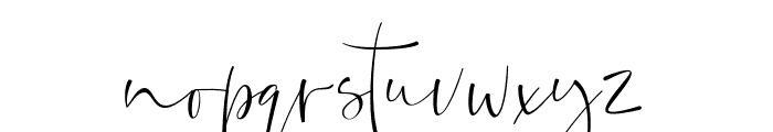 SilverLovely Font LOWERCASE