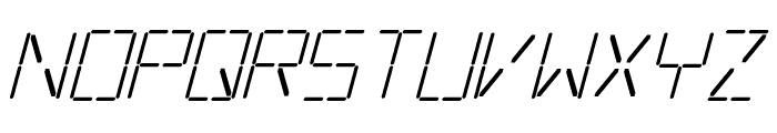 Silverball Italic Font LOWERCASE