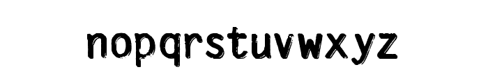 Silvery Tarjey Font LOWERCASE