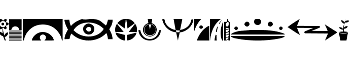 Simbolos 1 Font LOWERCASE