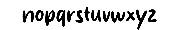 Simon Lovely Font LOWERCASE
