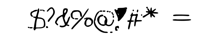 Simonschrift Font OTHER CHARS