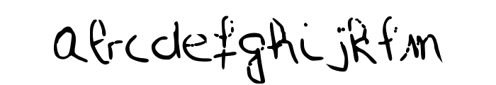 Simonschrift Font LOWERCASE