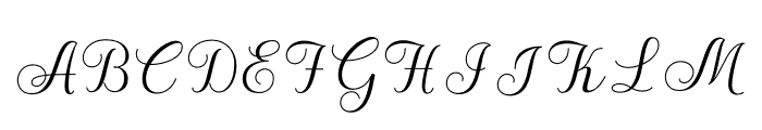 Simphony Font UPPERCASE