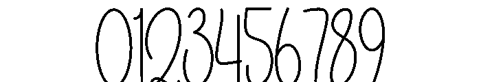 Simple Background Font OTHER CHARS