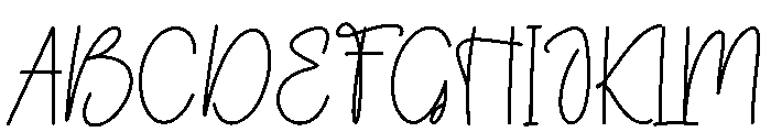 Simple Background Font UPPERCASE