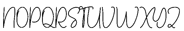 Simple Background Font UPPERCASE