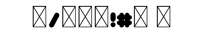Simple Baking Font OTHER CHARS