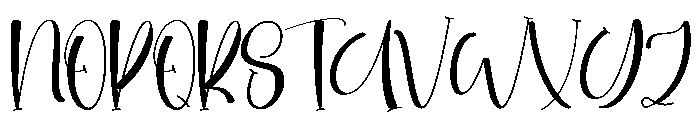 Simple Birthday1 Font UPPERCASE