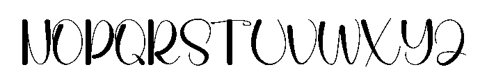 Simple Black1 Font UPPERCASE