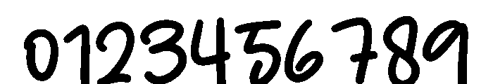 Simple Bold Font OTHER CHARS