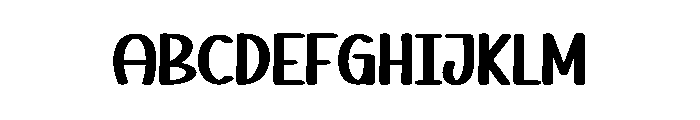 Simple Bookmark Font UPPERCASE