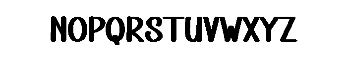 Simple Bookmark Font UPPERCASE