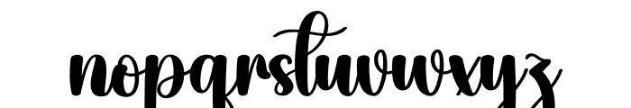 Simple Christmas Font LOWERCASE