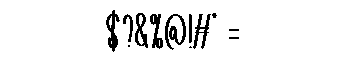 Simple Coloring Font OTHER CHARS