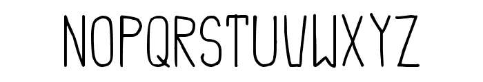 Simple Cream Font LOWERCASE