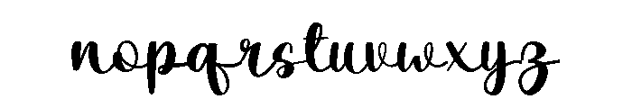 Simple Daily Font LOWERCASE