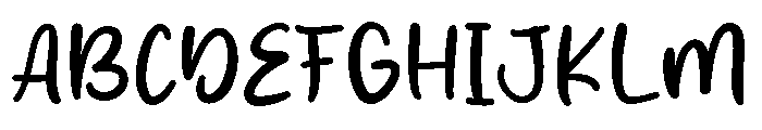 Simple Diary Font UPPERCASE