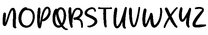 Simple Diary Font UPPERCASE