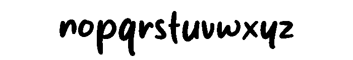 Simple Diary Font LOWERCASE