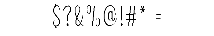 Simple Graduation1 Font OTHER CHARS