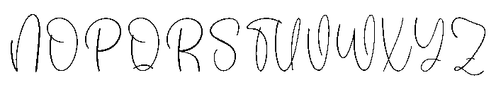 Simple Graduation1 Font UPPERCASE