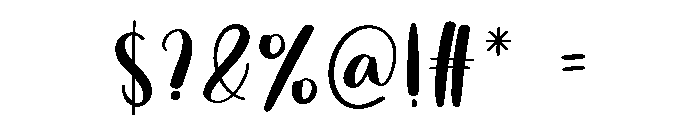 Simple Halloween Font OTHER CHARS