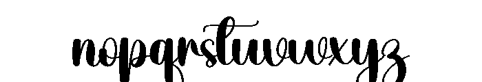 Simple Halloween Font LOWERCASE