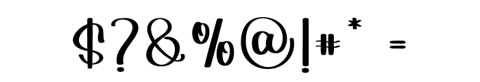 Simple Handmade Font OTHER CHARS