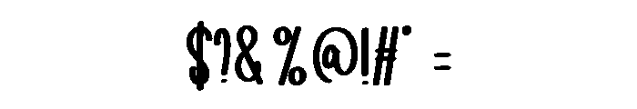 Simple Handmade1 Font OTHER CHARS