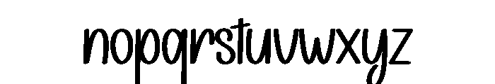 Simple Handmade1 Font LOWERCASE