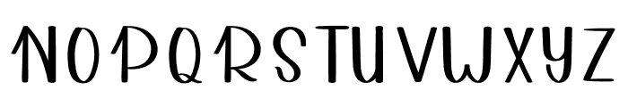 Simple Handmade Font UPPERCASE