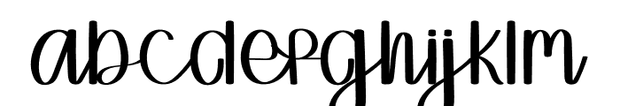 Simple Handmade Font LOWERCASE