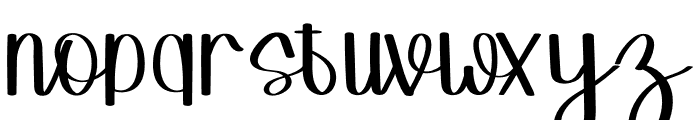 Simple Handmade Font LOWERCASE
