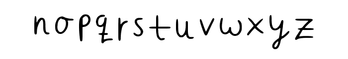 Simple Handwriting Regular Font LOWERCASE