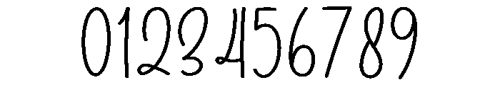 Simple Handwritting Font OTHER CHARS