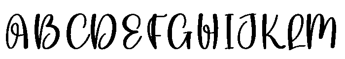 Simple Highland Font UPPERCASE